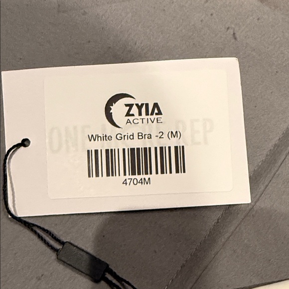 ZYIA Active White Strappy Sports Bra - Picture 4 of 4